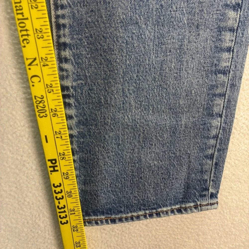 Levis 511 Slim Jeans Mens 40x32 Blue Light Wash Stretch Faded Whiskered‎ NWT
